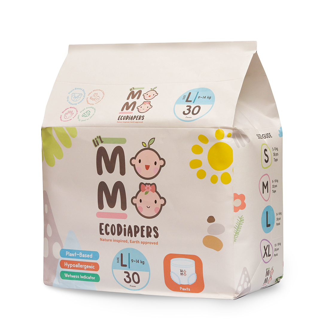 Lil Momo Eco Diapers Large