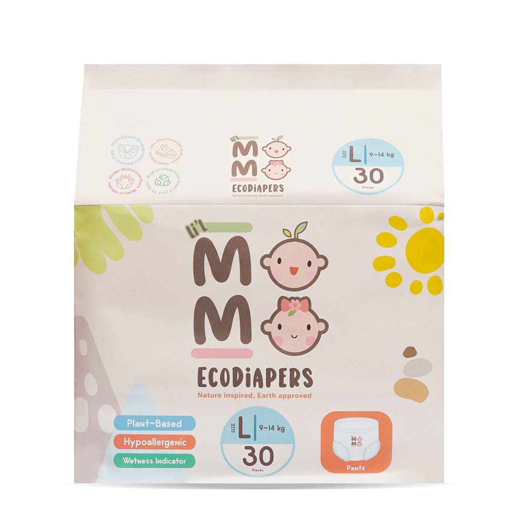 Lil Momo Eco Diapers Large